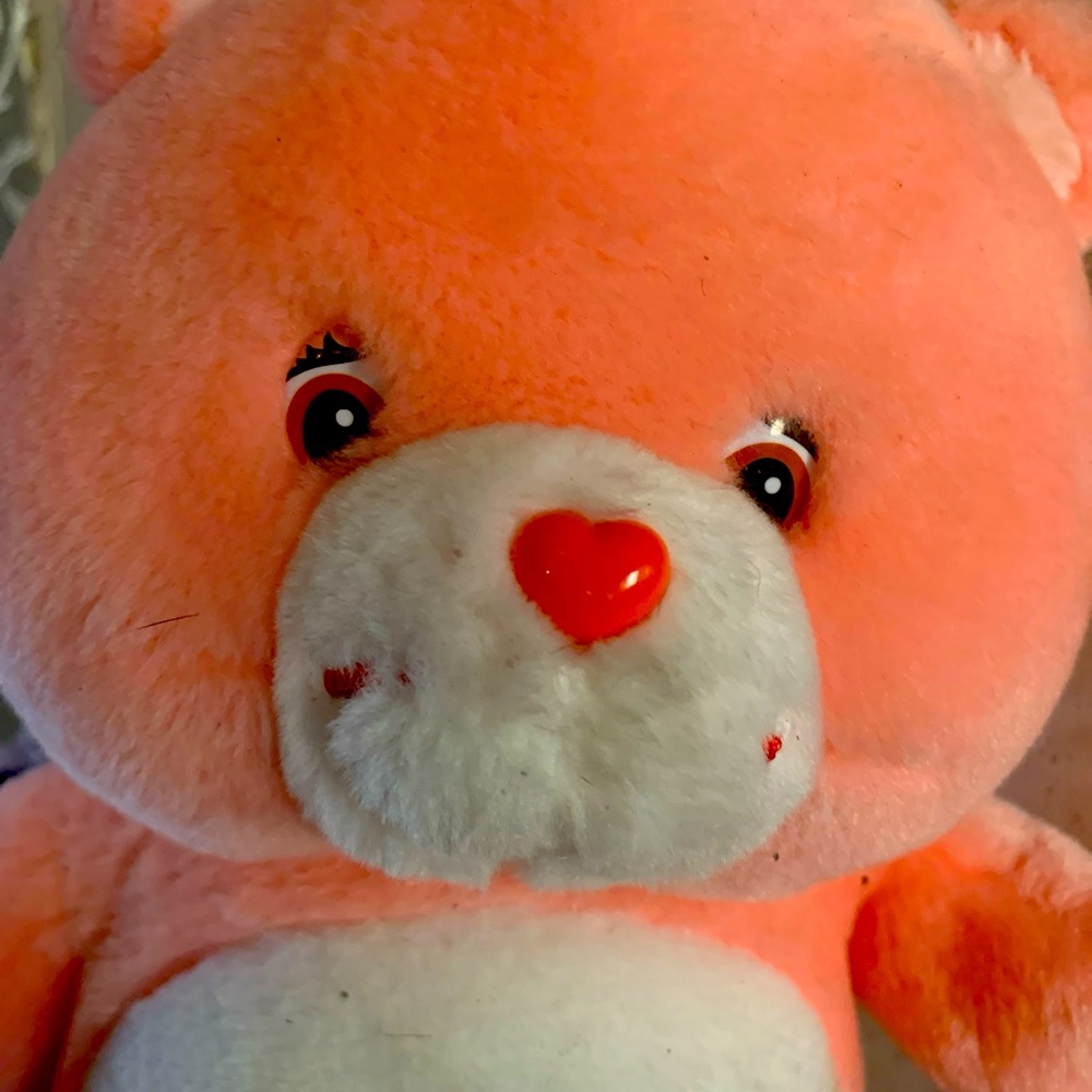 Rare Care bear with tags Cheer Bear